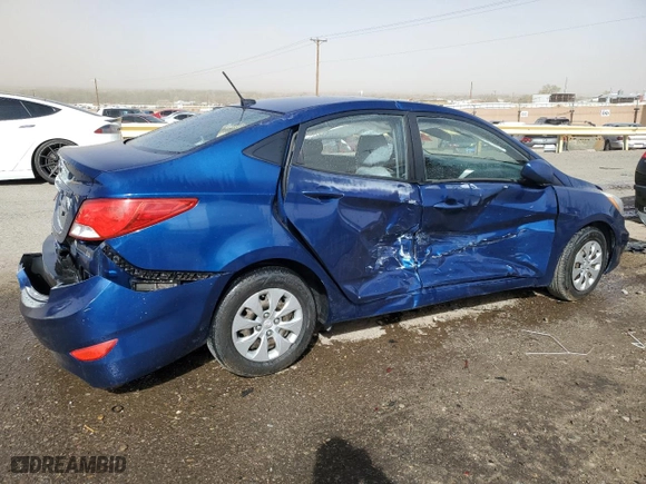 2015 Hyundai Accent GLS with VIN KMHCT4AE6FU922811, listed as a Copart auction lot 48129575 with 116,656 mi miles and Salvage Title. Bid and sale history available at carsss.com. Image 3.