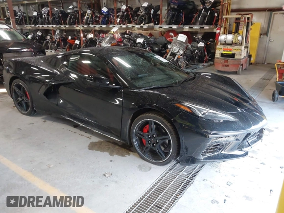 2020 Chevrolet Corvette 1LT with VIN 1G1Y62D4XL5118468, listed as a IAAI auction lot 40948109 with 7,749 mi miles. Bid and sale history available at carsss.com. Image 1.