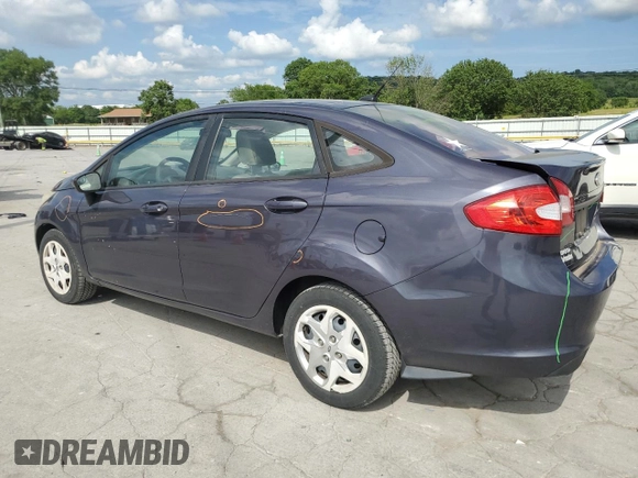 2012 Ford Fiesta S with VIN 3FADP4AJXCM198282, listed as a Copart auction lot 59572865 with 177,455 mi miles and Salvage title. Bid and sale history available at DreamBid. Image 2.