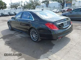 2015 Mercedes-Benz S-Class S 550 with VIN WDDUG8CB7FA091561, listed as a IAAI auction lot 41452399 with 60,530 mi miles. Bid and sale history available at carsss.com. Image 3.