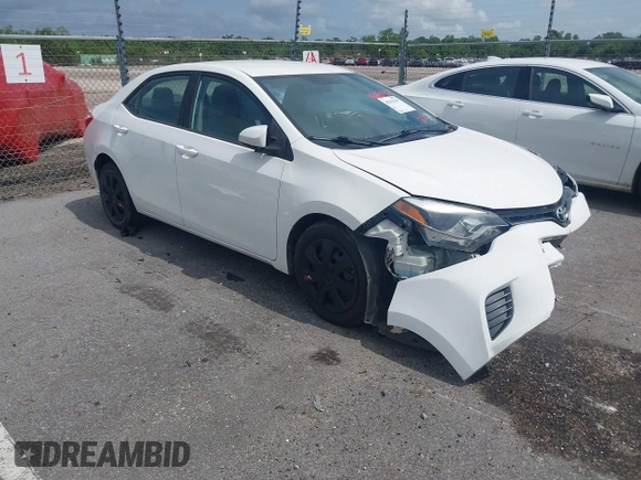 2016 Toyota Corolla L with VIN 2T1BURHEXGC580682, listed as a IAAI auction lot 42115397 with 109,601 mi miles and . Bid and sale history available at DreamBid. Image 1.