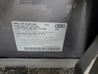 2021 Audi e-tron Premium with VIN WA1AAAGE7MB023112, listed as a Copart auction lot 63358503 with 16,944 mi miles. Bid and sale history available at carsss.com. Image 14.