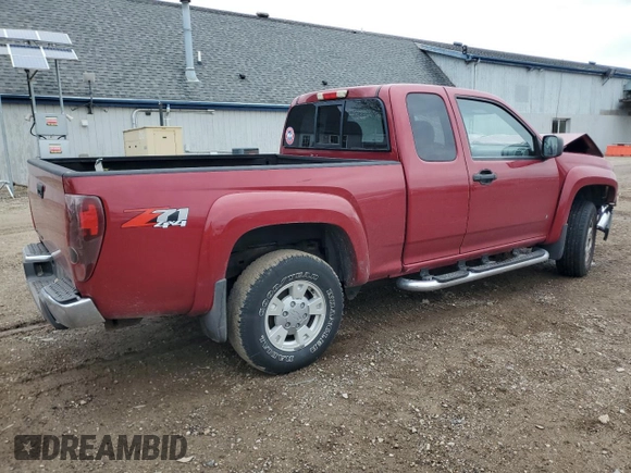 2006 Chevrolet Colorado 1LT z VIN 1GCDT196768140935, wystawiony jako Copart lot #56552355 z przebiegiem 134 581 mil mil oraz Szkoda całkowita • Salvage title. Historia ofert i sprzedaży dostępna na DreamBid. Obrazek 3.