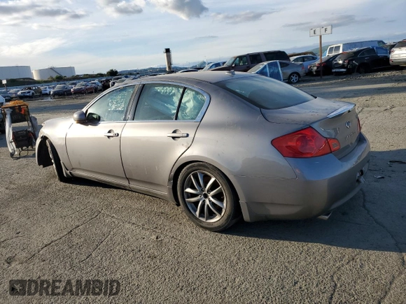2008 Infiniti G35 Journey z VIN JNKBV61E48M221692, wystawiony jako Copart lot #47736045 z przebiegiem 116 263 mil mil oraz Szkoda całkowita • Salvage title. Historia ofert i sprzedaży dostępna na DreamBid. Obrazek 2.