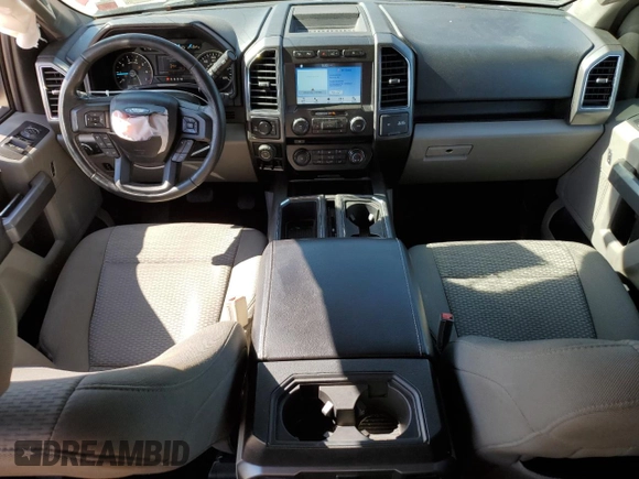 2018 Ford F-150 XL with VIN 1FTEW1E59JFB24071, listed as a Copart auction lot 57824085 with 102,291 mi miles and Salvage title. Bid and sale history available at DreamBid. Image 8.