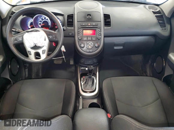 2012 Kia Soul + with VIN KNDJT2A66C7386879, listed as a Copart auction lot 54155375 with 40,043 mi miles and Salvage Title. Bid and sale history available at DreamBid. Image 8.