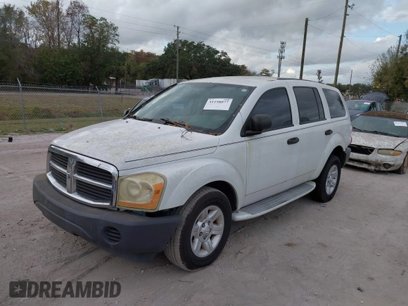 2005 Dodge Durango SXT with VIN 1D4HD38N45F506298, listed as a IAAI auction lot 41198077 with 119,391 mi miles and . Bid and sale history available at DreamBid. Image 2.