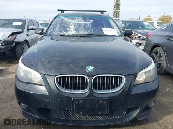 2008 BMW 5 Series 550i with VIN WBANW53508CT51457, listed as a IAAI auction lot 41103437 with 192,516 mi miles. Bid and sale history available at carsss.com. Image 13.