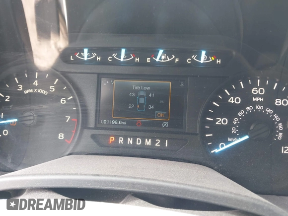 2019 Ford F-150 XL with VIN 1FTEW1CB3KKD58854, listed as a IAAI auction lot 42119966 with 91,198 mi miles and . Bid and sale history available at DreamBid. Image 7.