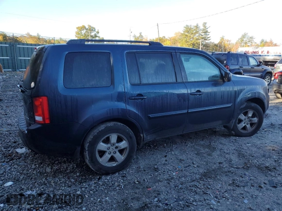 2011 Honda Pilot EX-L with VIN 5FNYF4H53BB019834, listed as a Copart auction lot 75814274 with 204,950 mi miles and Salvage Title. Bid and sale history available at carsss.com. Image 3.