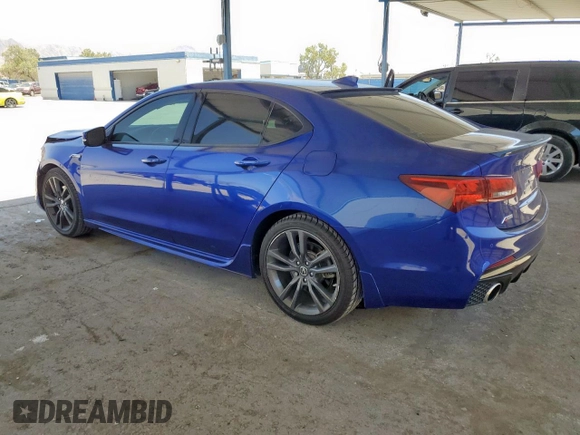 2018 Acura TLX w/A-SPEC Pkg with VIN 19UUB2F6XJA012009, listed as a Copart auction lot 61242705 with 125,291 mi miles and Salvage title. Bid and sale history available at DreamBid. Image 2.