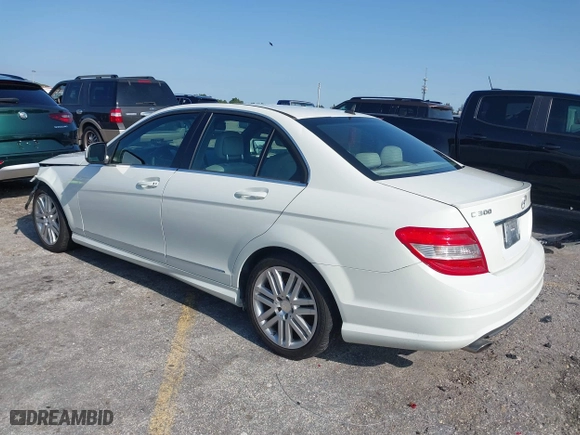 2009 Mercedes-Benz C-Class 3.0L Sport with VIN WDDGF54X99R078597, listed as a IAAI auction lot 41994886 with 238,412 mi miles. Bid and sale history available at carsss.com. Image 3.