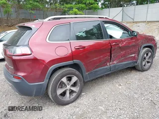 2019 Jeep Cherokee Limited with VIN 1C4PJMDX3KD235353, listed as a IAAI auction lot 42356341 with 104,109 mi miles and . Bid and sale history available at DreamBid. Image 4.