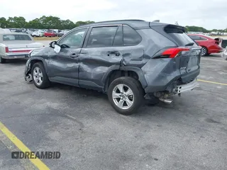 2021 Toyota RAV4 XLE with VIN 2T3W1RFV1MC163810, listed as a IAAI auction lot 41717215 with 46,511 mi miles. Bid and sale history available at carsss.com. Image 3.