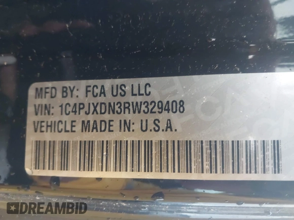 2024 Jeep Wrangler Sport S with VIN 1C4PJXDN3RW329408, listed as a IAAI auction lot 41900483 with Not provided miles and . Bid and sale history available at DreamBid. Image 9.
