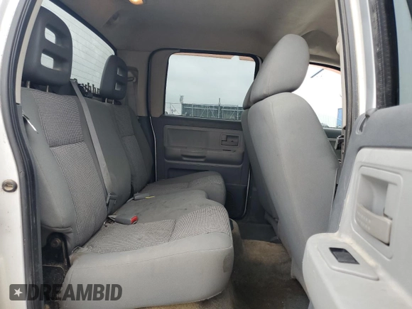 2007 Dodge Dakota SLT with VIN 1D7HW48N27S209754, listed as a Copart auction lot 81525424 with 217,221 mi miles and Salvage Title. Bid and sale history available at carsss.com. Image 10.