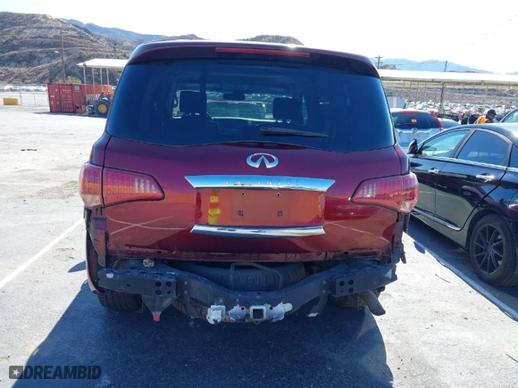2011 Infiniti QX56 8-passenger with VIN JN8AZ2NCXB9301158, listed as a IAAI auction lot 41557465 with NaN miles. Bid and sale history available at carsss.com. Image 16.