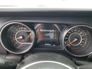 2020 Jeep Wrangler Unlimited Sahara with VIN 1C4HJXEG9LW337590, listed as a Copart auction lot 59197125 with 57,733 mi miles and Salvage title. Bid and sale history available at DreamBid. Image 9.