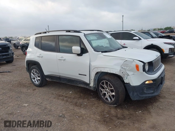 2017 Jeep Renegade Altitude with VIN ZACCJABB4HPG40118, listed as a IAAI auction lot 41945302 with 67,248 mi miles and . Bid and sale history available at DreamBid. Image 1.