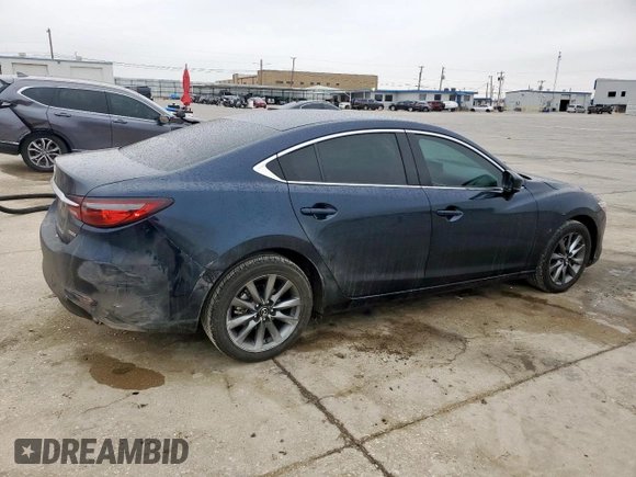 2021 Mazda 6 Sport with VIN JM1GL1UM6M1619582, listed as a Copart auction lot 45789555 with 85,652 mi miles and Salvage Title. Bid and sale history available at carsss.com. Image 3.