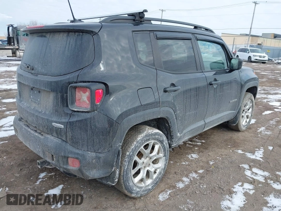 2016 Jeep Renegade Latitude with VIN ZACCJBBTXGPC51013, listed as a IAAI auction lot 41708394 with 150,512 mi miles. Bid and sale history available at carsss.com. Image 4.