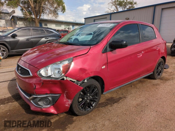 2019 Mitsubishi Mirage GT with VIN ML32A5HJ9KH015393, listed as a Copart auction lot 61653885 with 33,965 mi miles and Salvage title. Bid and sale history available at DreamBid. Image 1.