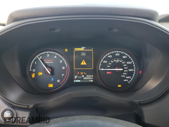 2021 Subaru Forester Special Sports with VIN JF2SKARC0MH437625, listed as a Copart auction lot 55021485 with 58,930 mi miles and Salvage title. Bid and sale history available at DreamBid. Image 9.
