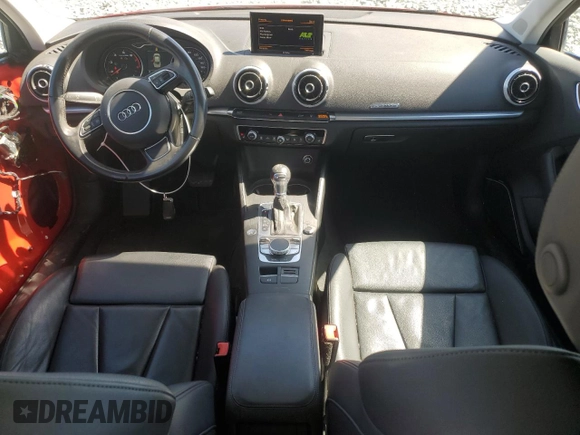 2015 Audi A3 2.0T Prestige with VIN WAUKFGFF8F1042086, listed as a Copart auction lot 50163435 with 85,210 mi miles and Salvage Title. Bid and sale history available at carsss.com. Image 8.