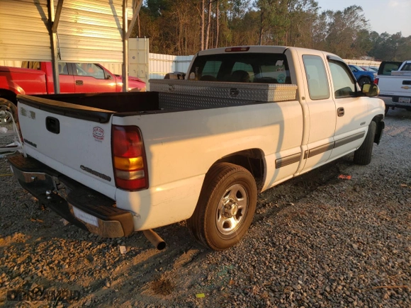 1999 Chevrolet Silverado 1500 LS with VIN 2GCEC19W7X1129071, listed as a Copart auction lot 75125424 with 305,381 mi miles and Salvage Title. Bid and sale history available at carsss.com. Image 3.