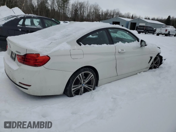 2014 BMW 4 Series 428i xDrive with VIN WBA3N5C53EF715553, listed as a Copart auction lot 43913445 with 177,512 mi miles and Clean Title. Bid and sale history available at DreamBid. Image 3.