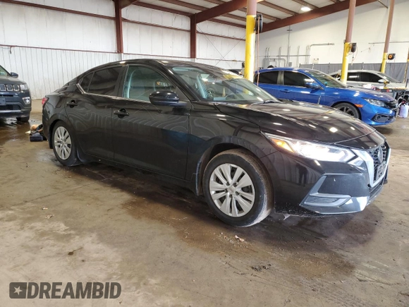 2022 Nissan Sentra S with VIN 3N1AB8BV9NY253744, listed as a Copart auction lot 51846025 with 40,243 mi miles and Salvage Title. Bid and sale history available at carsss.com. Image 4.