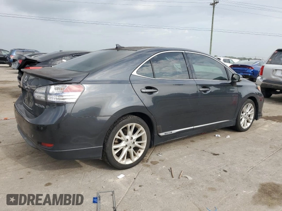 2010 Lexus HS 250h with VIN JTHBB1BA9A2022260, listed as a Copart auction lot 65062564 with 186,267 mi miles and Clean Title. Bid and sale history available at DreamBid. Image 3.