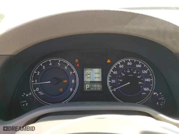 2011 Infiniti G37 Convertible with VIN JN1CV6FE9BM951221, listed as a Copart auction lot 68684104 with 128,161 mi miles and Salvage Title. Bid and sale history available at carsss.com. Image 9.