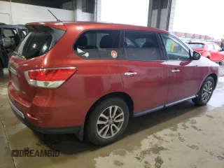 2014 Nissan Pathfinder SV with VIN 5N1AR2MM4EC657565, listed as a Copart auction lot 60885235 with 135,665 mi miles and Clean title. Bid and sale history available at DreamBid. Image 3.