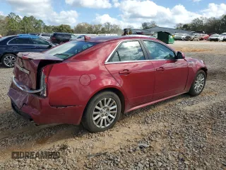 2010 Cadillac CTS Luxury with VIN 1G6DE5EG6A0130701, listed as a Copart auction lot 49847435 with Not Provided miles and Salvage Title. Bid and sale history available at carsss.com. Image 3.