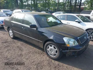2001 Lexus LS 430 z VIN JTHBN30F810028001, wystawiony jako IAAI lot #42172938 z przebiegiem 170 337 mil mil oraz . Historia ofert i sprzedaży dostępna na DreamBid. Obrazek 1.