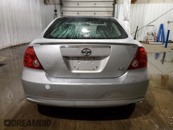 2005 Scion tC with VIN JTKDE177650056536, listed as a Copart auction lot 78254314 with 179,198 mi miles and Salvage Title. Bid and sale history available at DreamBid. Image 6.