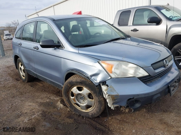 2007 Honda CR-V LX with VIN JHLRE48397C098021, listed as a IAAI auction lot 41864761 with 213,482 mi miles. Bid and sale history available at carsss.com. Image 1.