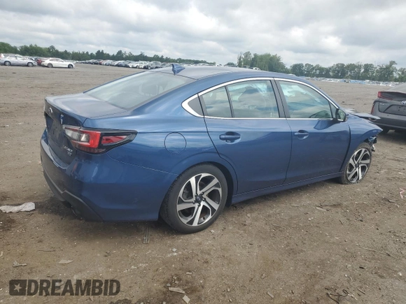 2022 Subaru Legacy Limited XT with VIN 4S3BWGN61N3023791, listed as a Copart auction lot 60174785 with 34,261 mi miles and Salvage title. Bid and sale history available at DreamBid. Image 3.