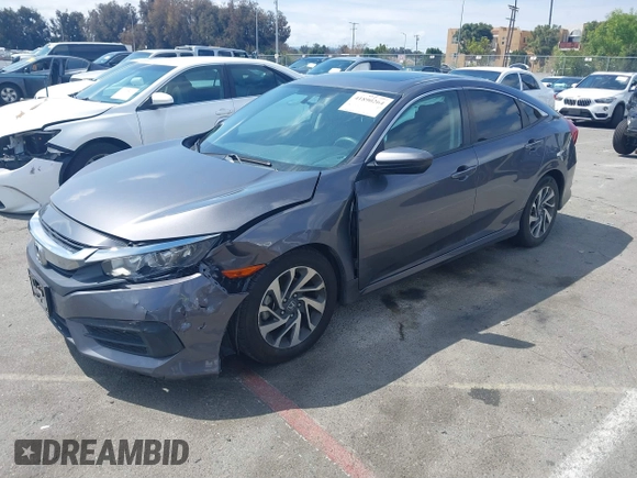 2016 Honda Civic Sedan EX with VIN 2HGFC2F7XGH526418, listed as a IAAI auction lot 41890264 with 124,620 mi miles. Bid and sale history available at carsss.com. Image 17.