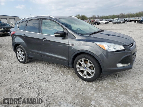 2016 Ford Escape Titanium with VIN 1FMCU0JX6GUB12975, listed as a Copart auction lot 53126705 with 100,815 mi miles and Clean Title. Bid and sale history available at carsss.com. Image 4.