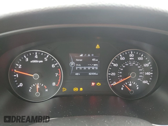 2018 Kia Sportage EX with VIN KNDPN3AC6J7324394, listed as a Copart auction lot 45416665 with 82,494 mi miles and Salvage Title. Bid and sale history available at DreamBid. Image 9.