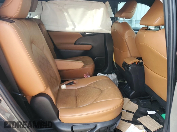 2023 Toyota Highlander L with VIN 5TDKDRAH4PS026744, listed as a Copart auction lot 55088915 with 44,740 mi miles and Non repairable. Bid and sale history available at DreamBid. Image 11.