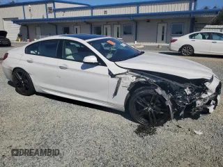2014 BMW 6 Series 650i with VIN WBA6B2C58ED129575, listed as a Copart auction lot 48711525 with 78,681 mi miles and Salvage Title. Bid and sale history available at carsss.com. Image 4.