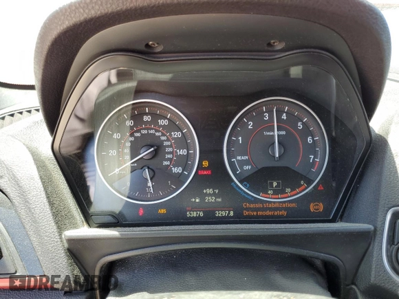 2017 BMW 2 Series 230i with VIN WBA2K9C52HV647199, listed as a Copart auction lot 61074605 with 53,876 mi miles and Salvage title. Bid and sale history available at DreamBid. Image 9.