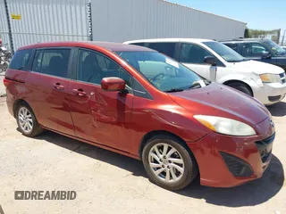 2012 Mazda 5 Sport with VIN JM1CW2BL4C0132956, listed as a IAAI auction lot 42087030 with 158,775 mi miles and . Bid and sale history available at DreamBid. Image 1.