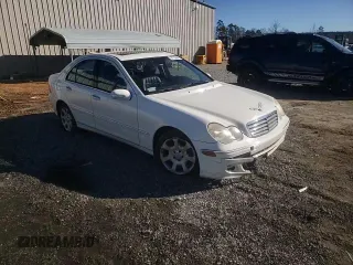 2005 Mercedes-Benz C 240 with VIN WDBRF81J75F636395, listed as a Copart auction lot 87798865 with 80,634 mi miles and Salvage Title. Bid and sale history available at DreamBid. Image 11.