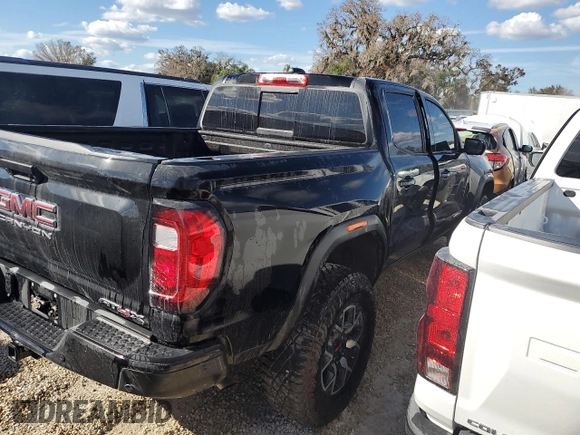 2024 GMC Canyon 4WD AT4X with VIN 1GTP6EEK2R1145665, listed as a Copart auction lot 75542324 with 2,353 mi miles and Non Repairable. Bid and sale history available at carsss.com. Image 3.