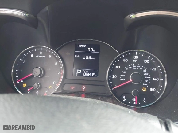 2016 Kia Forte LX with VIN KNAFX4A65G5608901, listed as a IAAI auction lot 40951331 with 108,815 mi miles. Bid and sale history available at carsss.com. Image 7.