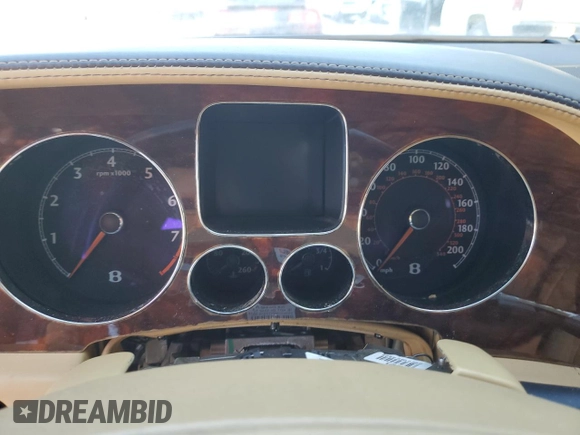 2008 Bentley Flying Spur with VIN SCBBR93W08C053040, listed as a Copart auction lot 79734364 with Not Provided miles and Salvage Title. Bid and sale history available at DreamBid. Image 9.